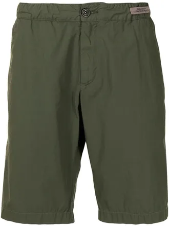 Paul & Shark elasticated-waistband shorts - men - Cotton - 58 - Green