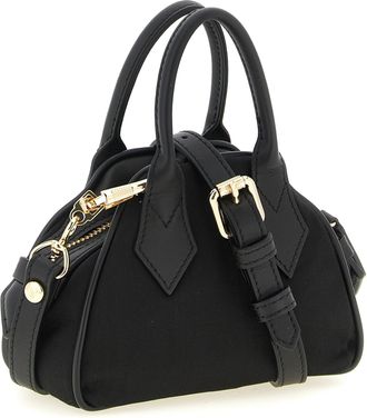 Vivienne Westwood Womens Yasmine Top Handle Bag Black Viscose
