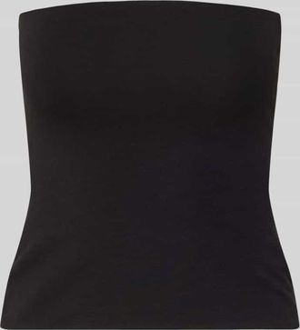 Review Schmal geschnittenes Bandeau-Top in Black, Gr&ouml;&szlig;e XL