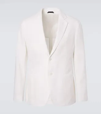 Giorgio Armani Upton linen canvas blazer