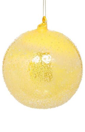 Mark Roberts Sparkling Ombre Ornament, Large, Set of 4 in Yellow at Nordstrom