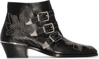 Chlo&eacute; Schoenen, Dames, Zwart, 37 EU, Cowboy Boots