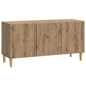 vidaXL Mueble De Tv 99 X 34,5 X 50 Cm Roble Artesanal Vidaxl