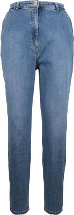 Elisabetta Franchi Dames, Jeans, Blauw, Maat: W28 Katoen