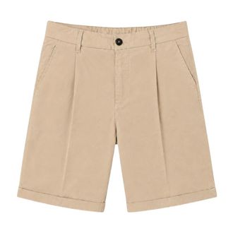40weft 40Weft, Korte Broeken, Heren, Beige, S, Casual Shorts