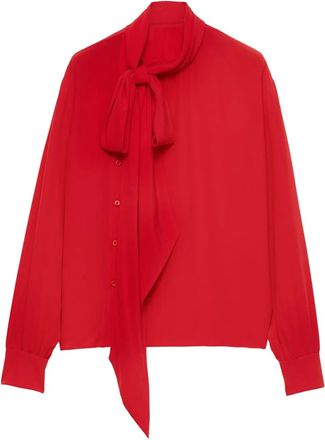 Prada Camicia Marocain - Rosso