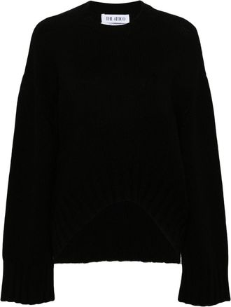 The Attico ribbed-knit sweater - women - Wool/Cashmere - 38 - Black