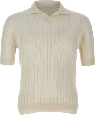 FILIPPO DE LAURENTIIS Tops, Heren, Beige, L, Polo Shirts
