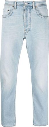 Acne Studios cropped slim-fit jeans - men - Cotton/Spandex/Elastane - 34/34 - Blue