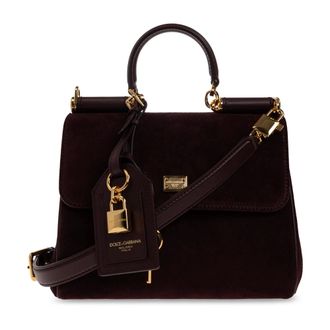 Dolce & Gabbana Dames, Tassen, Rood, Maat: ONE Size Katoen