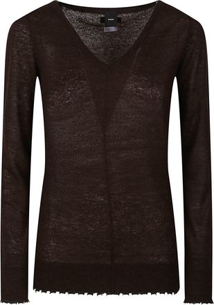 Pinko Oporto Lightweight Semi Sheer Sweater