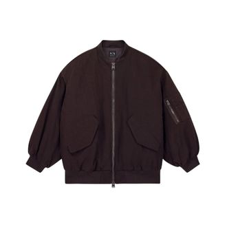 A|X Armani Exchange Antagonist Bomberjack - Dames - Bomber jackets - Zwart - XS - Polyester - Jassen