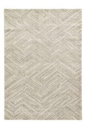 AFK Living Alfombra ultra suave en fibras recicladas beige 160 x 230 cm