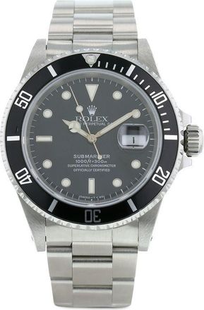Rolex 1995 pre-owned Submariner Date 40mm - men - stainless steel/Sapphire Glass - One Size - Black