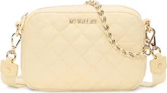 MZ Wallace Mini Crosby Quilted Nylon Crossbody Bag in Chamomile at Nordstrom