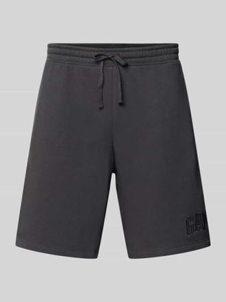 GAP Sweatshorts mit elastischem Bund in Anthrazit, Gr&ouml;&szlig;e XXL