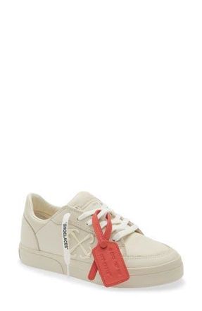 Off-white Low Vulcanized Vintage Sneaker in Beige - Beige at Nordstrom Rack, Size 7Us / 37Eu