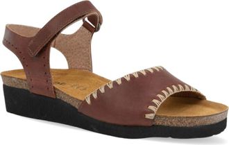 Naot Luna Sandal in Brandy Oily Nubuck at Nordstrom, Size 10Us