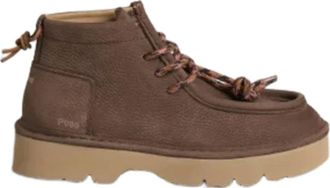 Panchic Enkellaarzen - Dames - Schoenen - Bruin - Maat: 39 EU