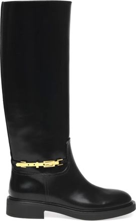 Gianvito Rossi Martine boots - women - Calf Leather/Rubber/Calf Leather - 37.5 - Black