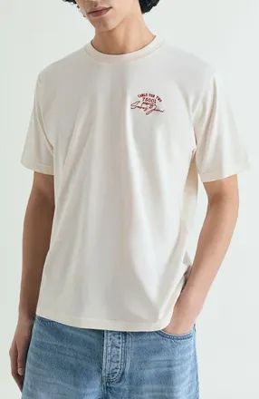Scalpers Print Paris T-shirt in Cream at Nordstrom, Size Xx-Large