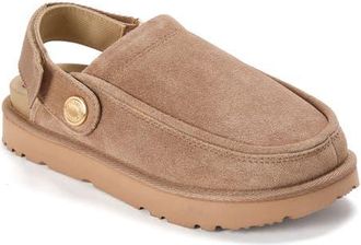 Dearfoams Fireside Coin Convertible Mule Slippers in Driftwood at Nordstrom, Size 10