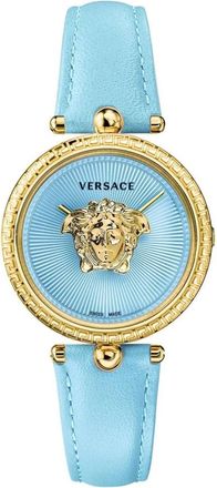 Versace Palazzo 34 Watch - Dames - Horloges - Blauw - ONE Size - Accessoires