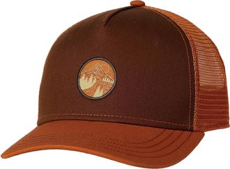 Pistil Mens Neighborhood Trucker Hat, Brown, One Size