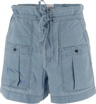 Isabel Marant Ilindia Stijlvolle Shorts - Dames - Denim shorts - Blauw - S - Denim - Korte Broeken