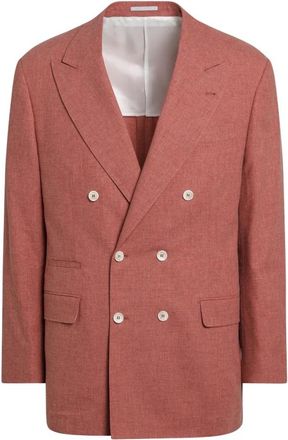 Brunello Cucinelli Jasje in pakstijl - Heren - Blazers - Roze - M - Jassen