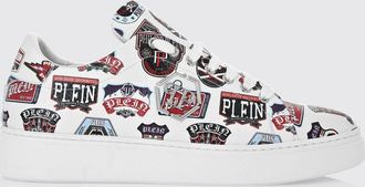 Philipp Plein Sneakers low-top in pelle di vitello con stampa grafica