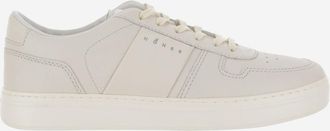 Hogan White Leather Sneakers