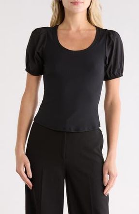 Derek Lam Willa Balloon Sleeve Top in Black at Nordstrom Rack, Size X-Small