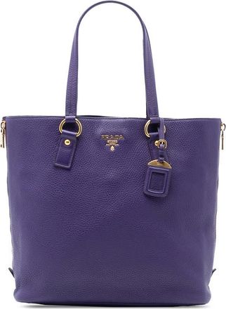 Prada Pre-owned Prada Vitello Daino Side Zip Tote Ladies ADTDU2YPFU087WY3