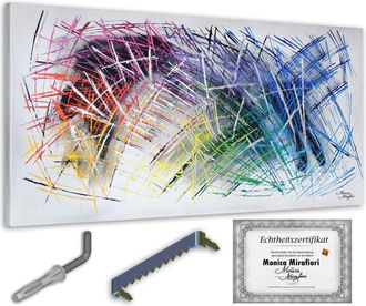 OEM Monica Mirafiori I 100% Pintado A Mano I Cuadro Sue&ntilde;o 140x70cm Cuadro Pintado A Mano Cuadro Acr&iacute;lico Cuadro Acr&iacute;lico De Gran Formato I Arte Moderno I 