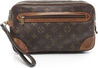 Louis Vuitton Pre-owned Clutches, female, Brown, Size: ONE SIZE Pre-owned Canvas louis-vuitton-bags