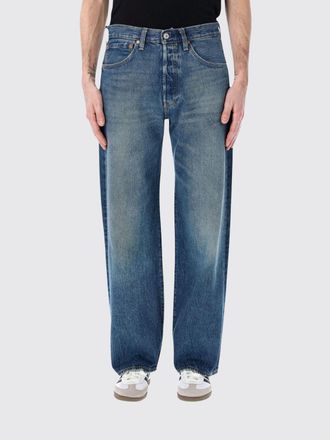 Levi's Jeans 501 a gamba larga Levis in denim
