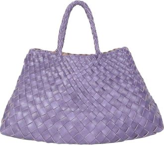 Tiffany & Fred Woven Leather Tote