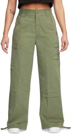 Nike Jordan Heavyweight Chicago Cargo Pants in Sky Light Olive at Nordstrom Rack, Size X-Small