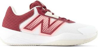 New Balance Womens 696v6 in White/Red Synthetic, size 4.5 Narrow