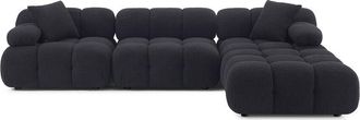 TOV Furniture Tov Furniture Calliope Vegan Shearling 4Pc Modular Sectional