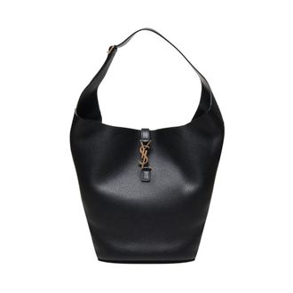 Saint Laurent Top-handle Shoulder Bag - female - Saint Laurent - Shoulder Bags - Black - ONE SIZE - Bags