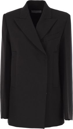 Max Mara Womens Esule - Straight Blazer - Black Wool - Size EU 32 (Womens)