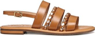 Geox Platte leren sandalen SOZY
