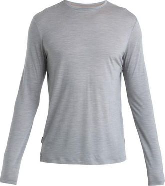 Icebreaker Merino 125 Cool-Lite Sphere III L/S Tee Merinoshirt f&uuml;r Herren | grau