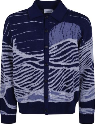 Laneus Knitted Shirt Blue