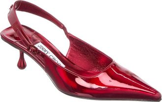 Jimmy Choo London Amel 50 Leather Slingback Pump