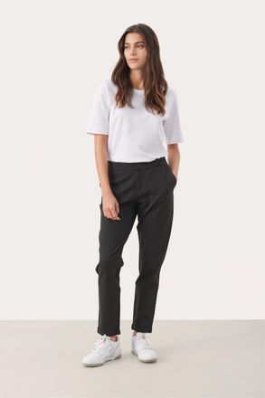 Part Two Jersey broek Classic fit Dark Grey Melange