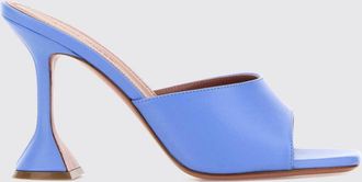 Amina Muaddi Mules Lupita in pelle stampa cocco