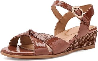 S&ouml;fft Summer Womens Wedge Shoes Luggage : 8.5 M (B), Leather